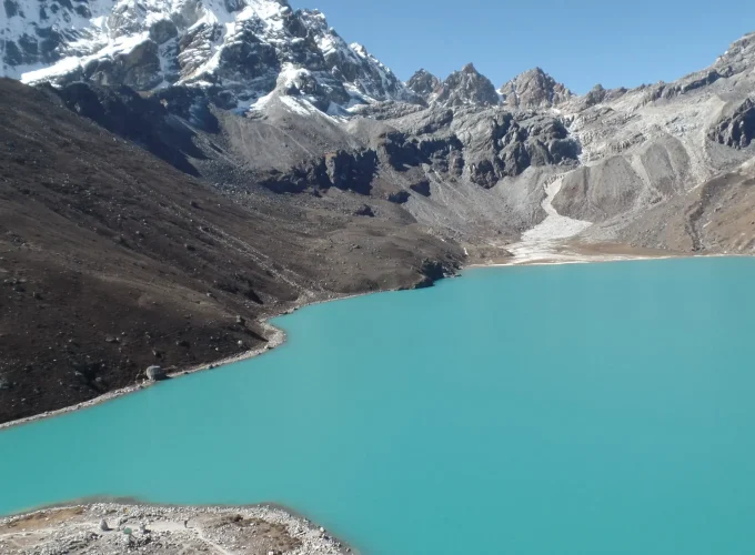 Gokyo Lakes and Gokyo Ri Trek is a magnificent 13-day journey that offers breathtaking views of Mt. Everest and other Himalayan peaks.