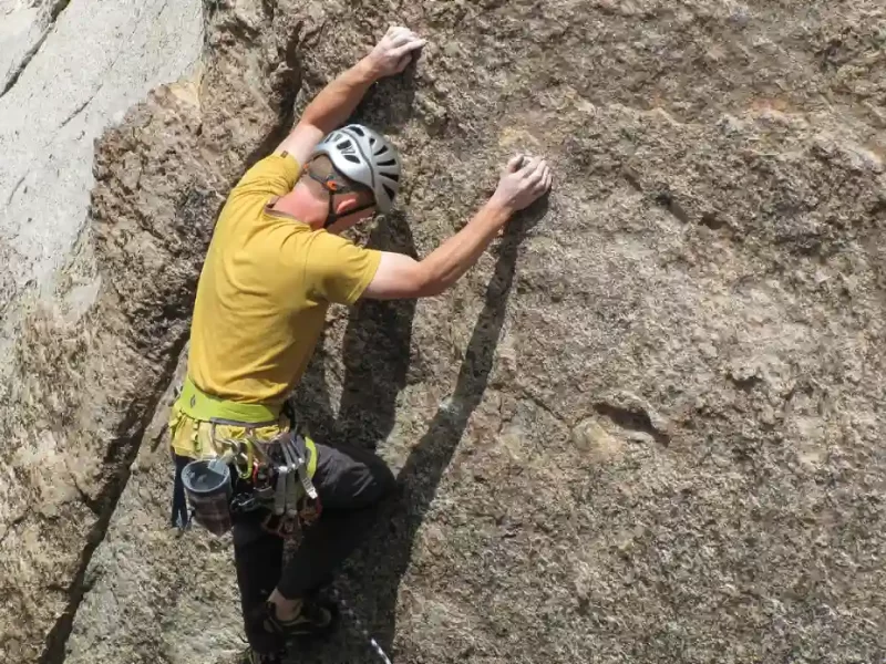 out door rock climbing