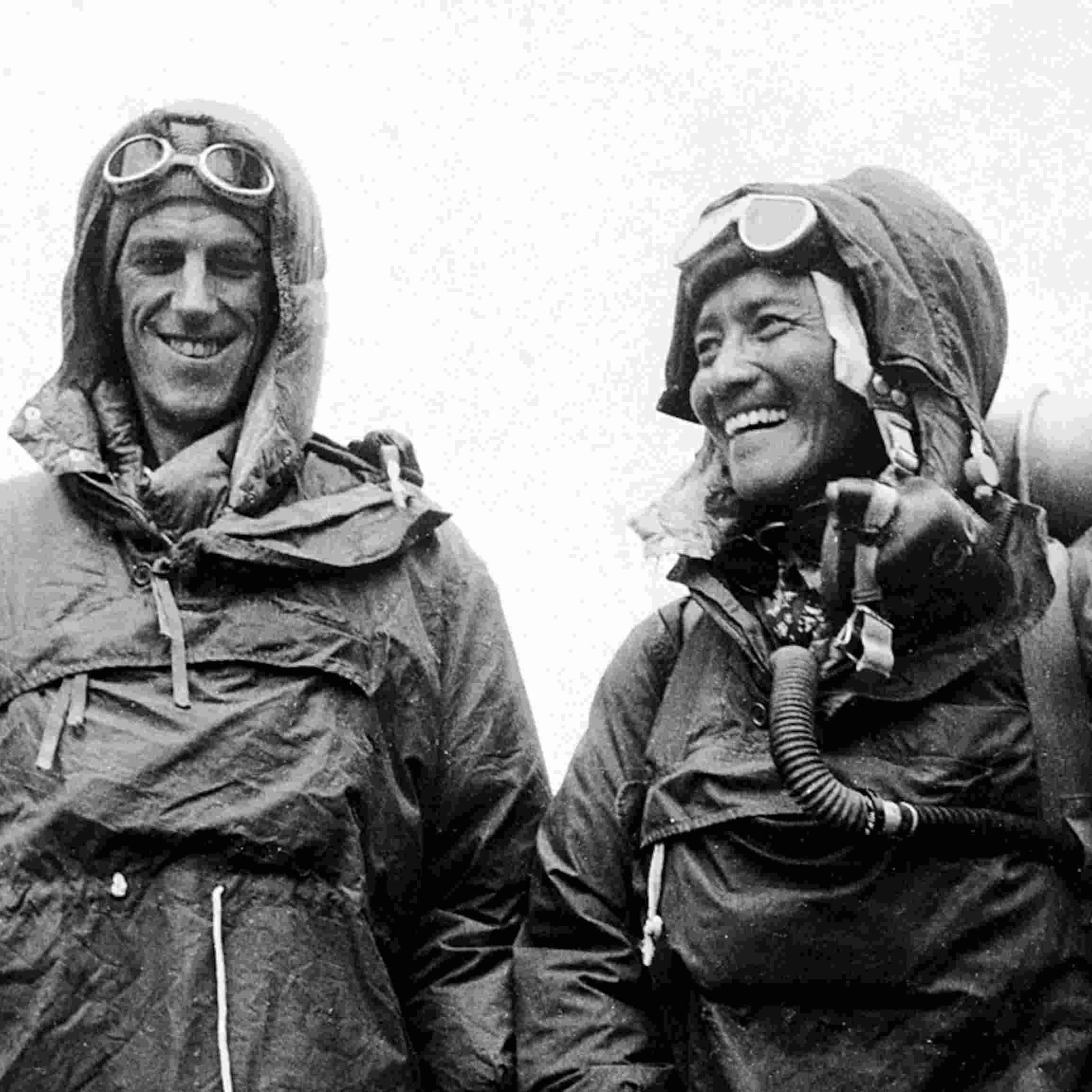 Tenzing Norgay Sherpa and Edmund Hillary