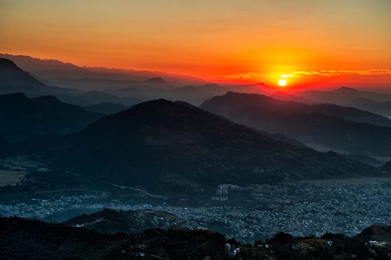 Sunrise in Nepal